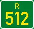 Regional route R512 shield