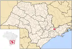 Location in São Paulo  state