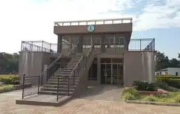 Mausoleum of late President Michael Sata at Embassy Park Presidential Burial in Lusaka, Zambia.