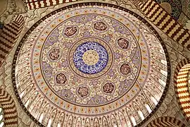 Interior view of the central dome