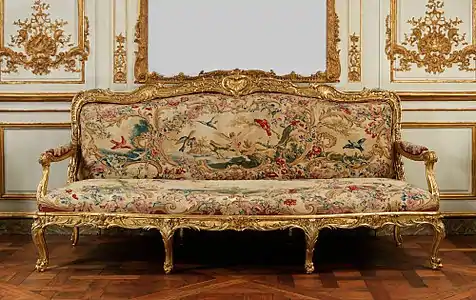 Settee, Metropolitan Museum, (1754–56)