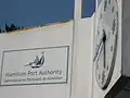 Hamilton Port Authority Sign/ Clock