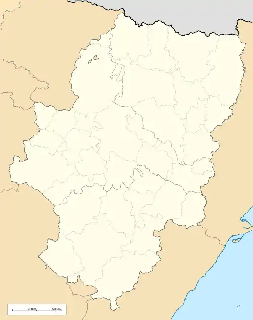 Arándiga, Spain is located in Aragon