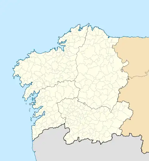 Map showing the location of Baixa Limia - Serra do Xurés