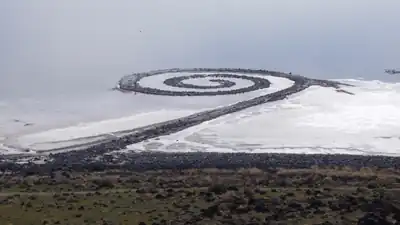 Robert Smithson's "Spiral Jetty"