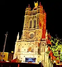 St. Joseph's cathedral at night