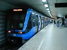 A C20 train, Stockholm Metro.