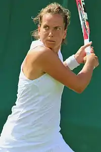 Image 51Barbora Strýcová was part of the 2023 winning women's doubles title. It was her second major title and her second Wimbledon title. (from Wimbledon Championships)