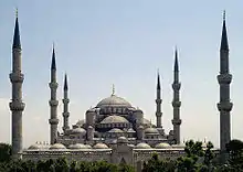 Istanbul's Sultan Ahmed Mosque was completed in 1616.