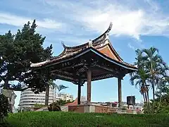 North Gate of Taiwan Provincial Capital (臺灣省城), present day Watching Moon Pavilion (望月亭) in Taichung Park, Taichung City