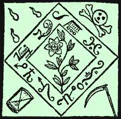 An amulet from the Black Pullet grimoire