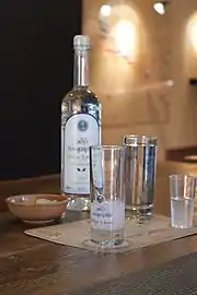 Bottle of Ouzo Plomari