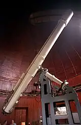 Image 1650 cm refracting telescope at Nice Observatory. (from Observational astronomy)