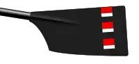 Image showing the rowing club's blade colours