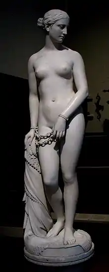 Hiram Powers — The Greek Slave, Raby Castle,  1844