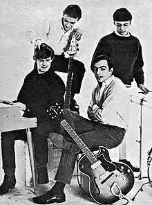 The Remains in 1966  Clockwise from top-left: Vern Miller, Chip Damiani, Barry Tashian, Bill Briggs