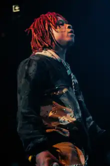 Trippie Redd performing in 2018