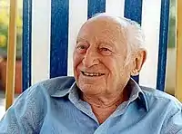 Tullio Pinelli at his home in Rome (2002)