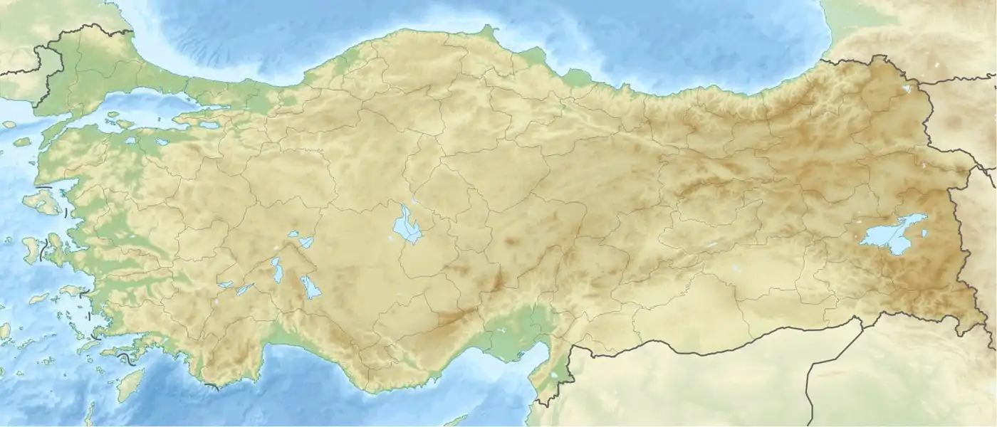 Manisa relief is located in Turkey