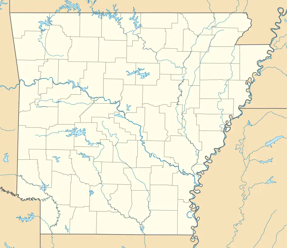 Fox, Arkansas is located in Arkansas