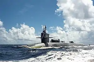 USS Georgia underway, 2012