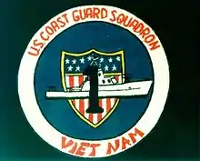 United States Coast Guard Squadron One unit patch during the Vietnam War