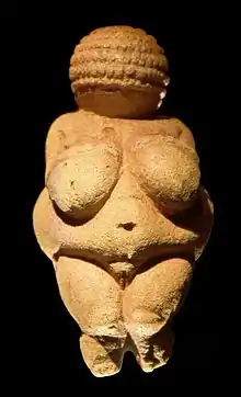 Venus of Willendorf (circa 25,000 years ago)