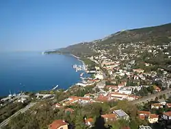 View of Barcola from the Vittoria Light.