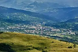 Panoramic view of Vișeu de Sus