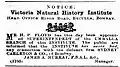 Advertisement, 1891