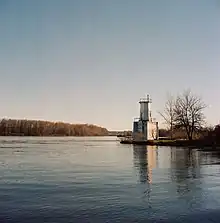 Warrior Rock Lighthouse in January 2022