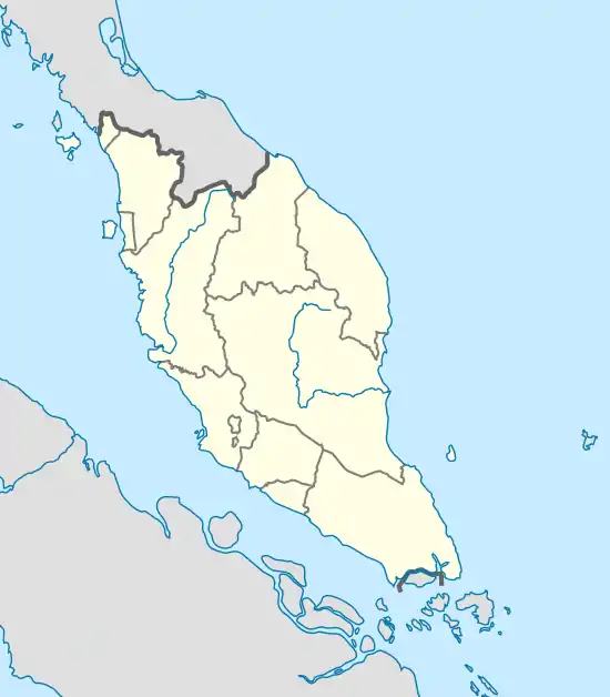 Durian Burung is located in Peninsular Malaysia