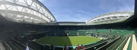 Image 5Centre Court at Wimbledon in May 2019 (from Wimbledon Championships)