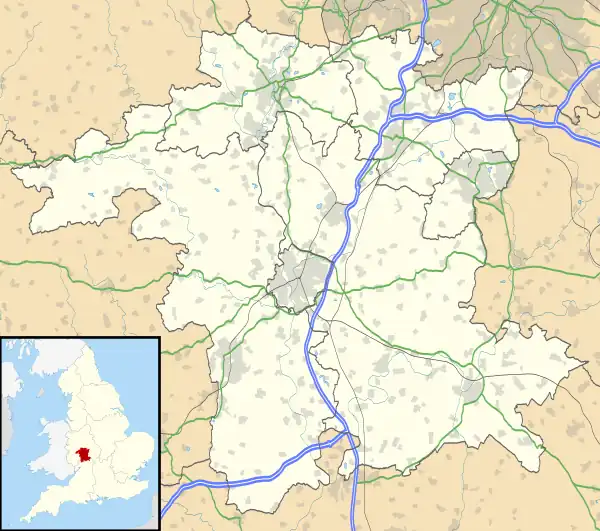 Great Malvern is located in Worcestershire