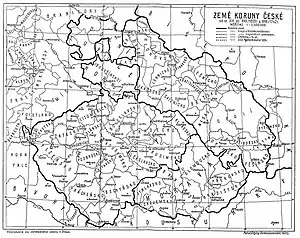 Image 48Lands of the Bohemian Crown (until 1635), map by Josef Pekař, 1921 (from Bohemia)