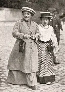 Image 24Socialist feminist Clara Zetkin and Rosa Luxemburg in 1910 (from Socialism)